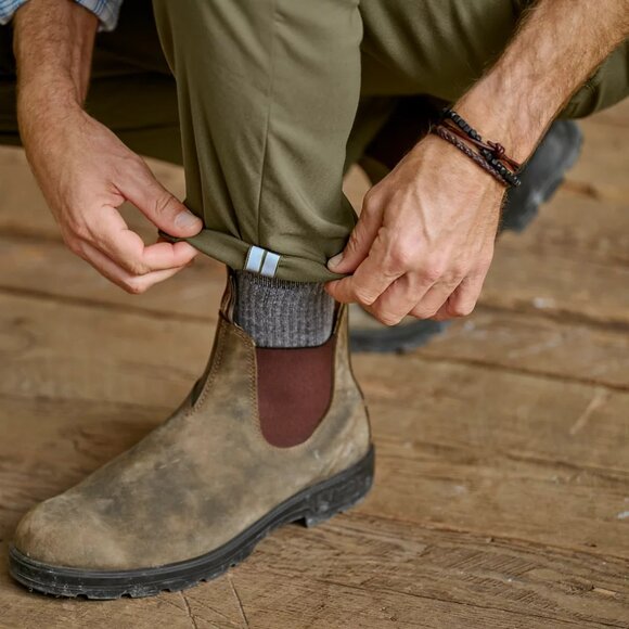 Orvis Out Of Office 5 Pocket Pants 40x30 Stretch Olive Green DWR Quick-Drying - Picture 4 of 15